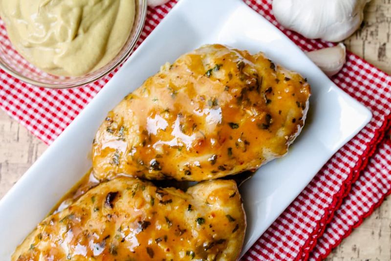 Chicken With Dijon And Maple