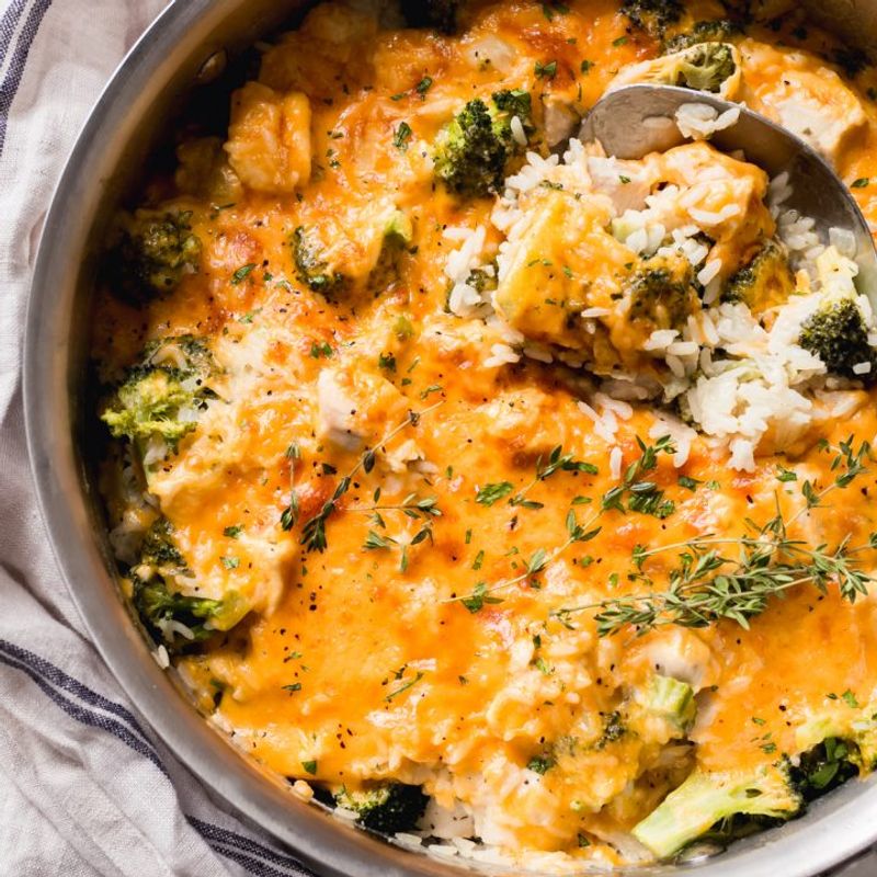 Cheesy Chicken And Broccoli Casserole