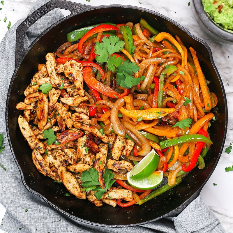 Skillet Chicken Fajitas