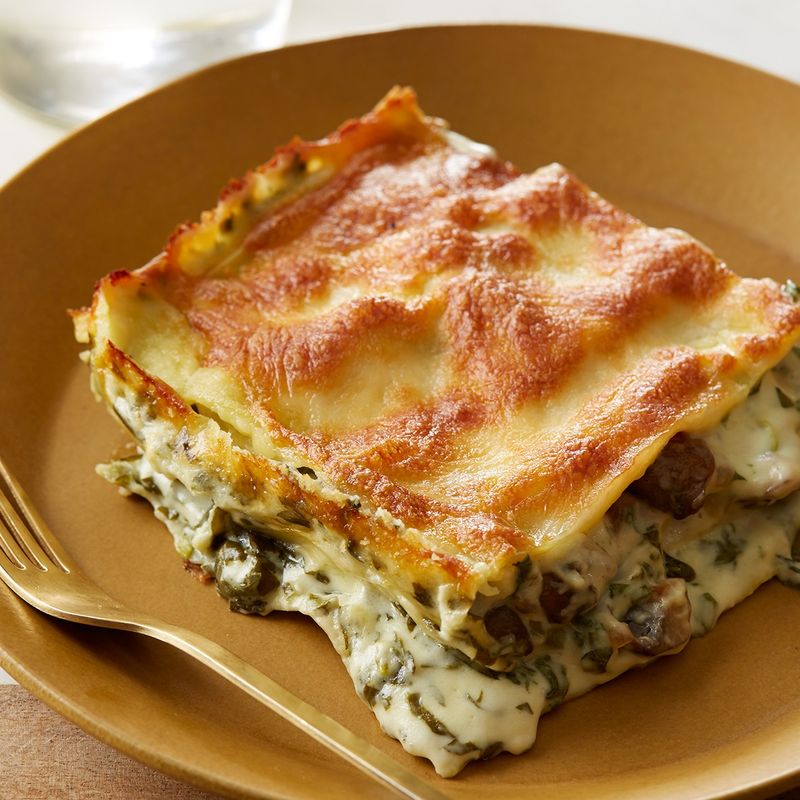 Make-Ahead Mushroom Lasagna