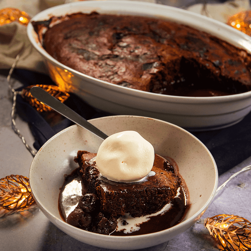 Self-Saucing Pudding