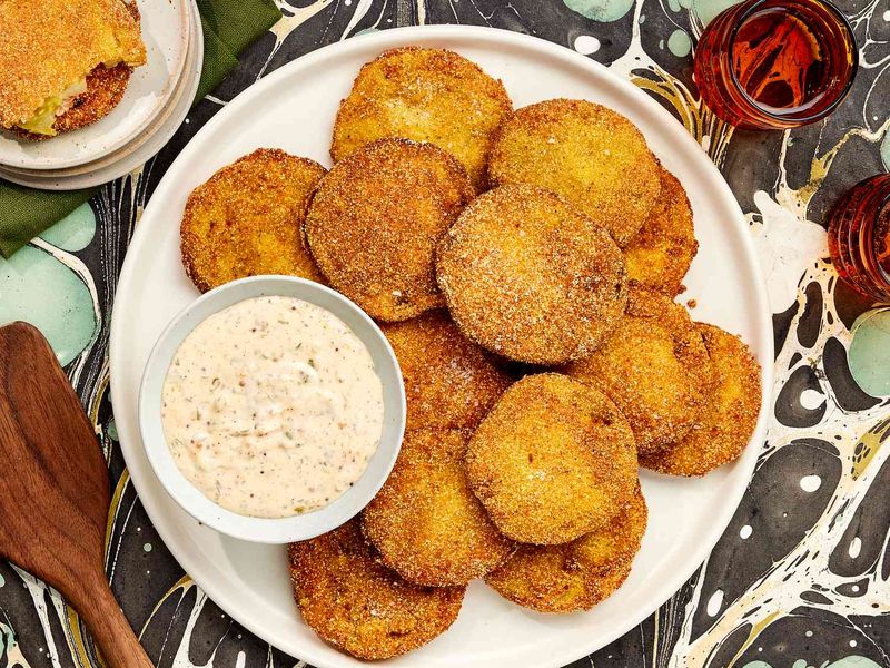 Fried Green Tomatoes With Remoulade