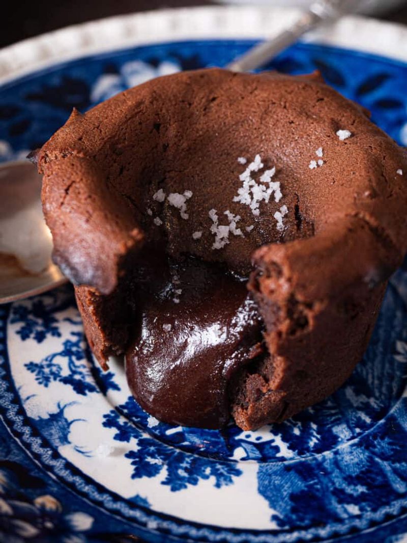 Chocolate Lava Cakes With Sea Salt