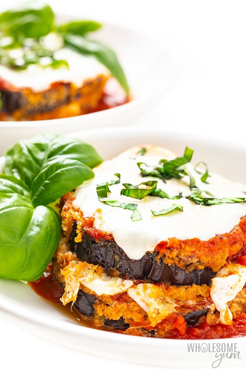 Eggplant Parmesan Stacks