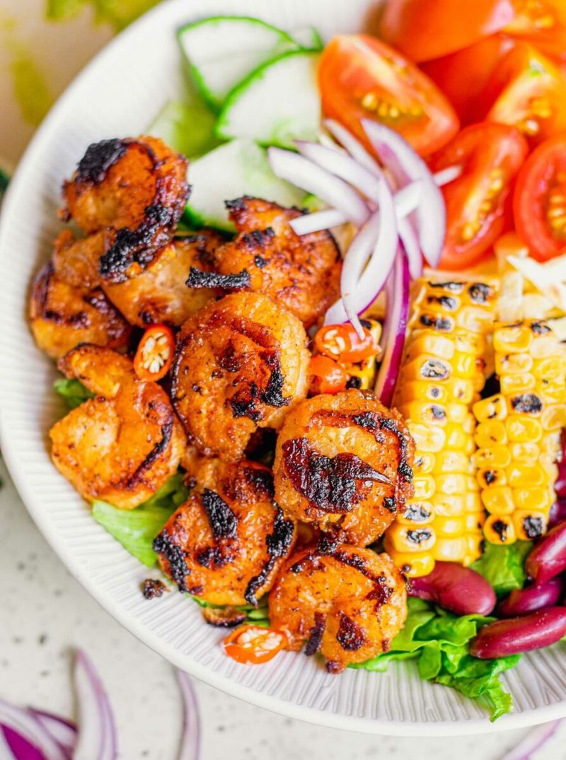 Blackened Shrimp Bowls