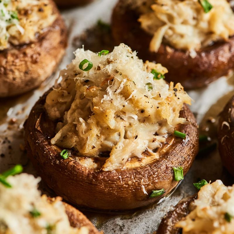 Crab-Stuffed Mushrooms