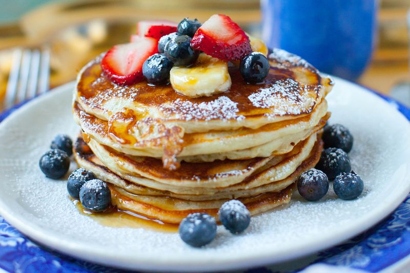 The Pantry at Mirage's Chocolate Chip Pancakes
