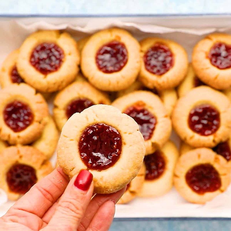 Jam-Filled Thumbprint Cookies