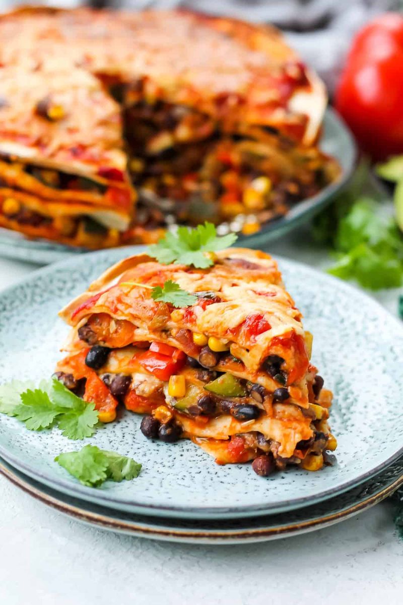 Veggie-Packed Quesadilla Stack