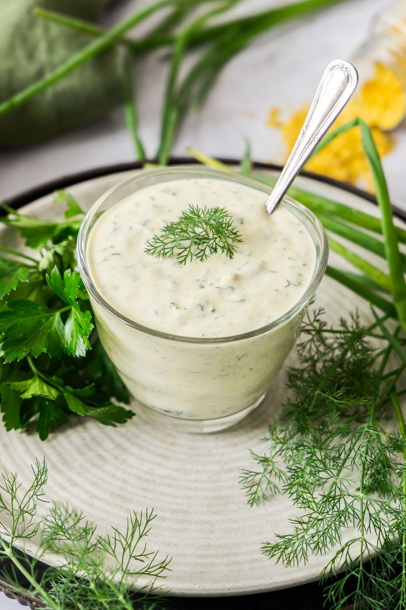 Make Your Own Ranch With Yogurt And Herbs