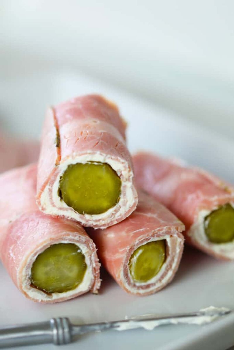 Cream Cheese Pickle Rolls