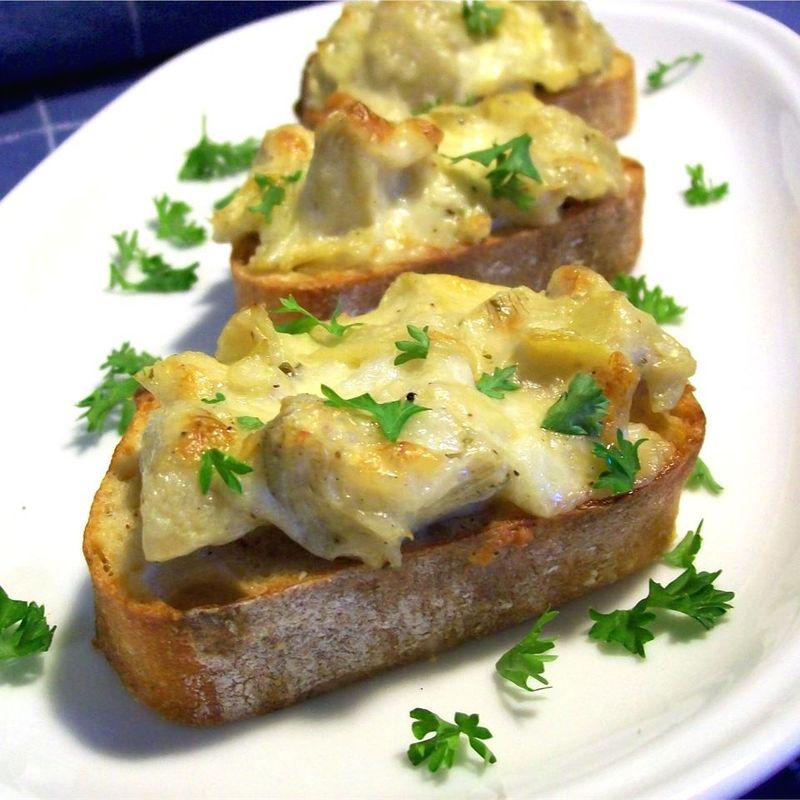 Artichoke Bruschetta With Balsamic Glaze