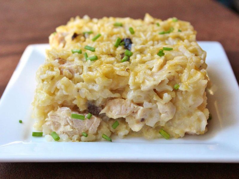 Creamy Chicken And Rice Casserole