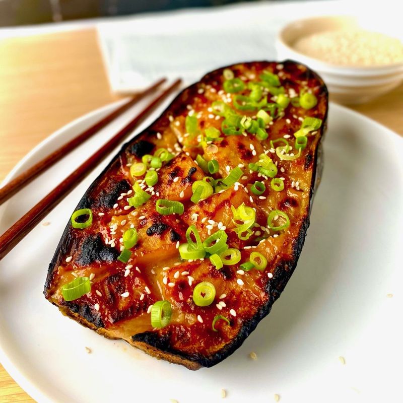Miso-Glazed Grilled Eggplant
