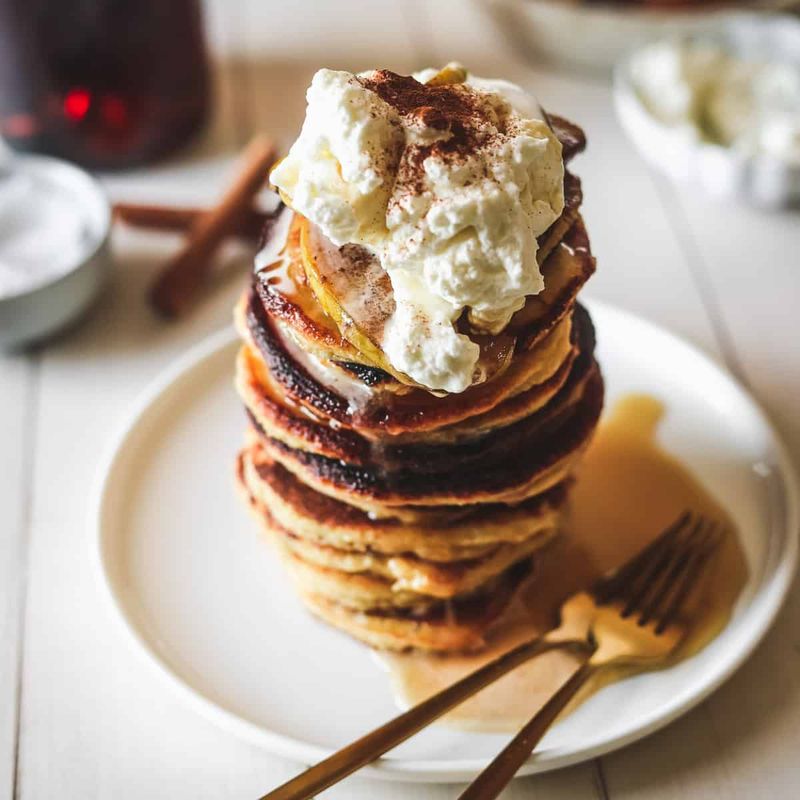 Ricotta Pancakes With Honeycomb And Lavender
