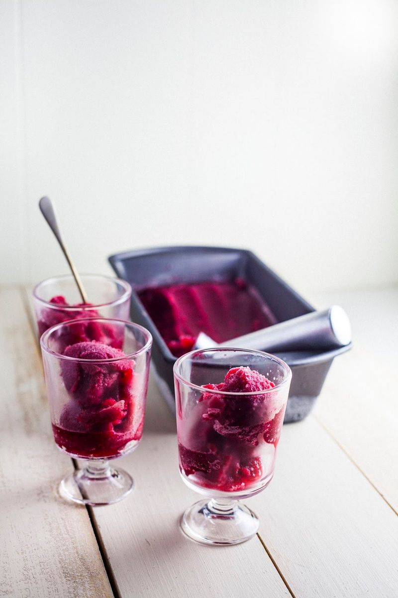 Blackberry-Lavender Sorbet