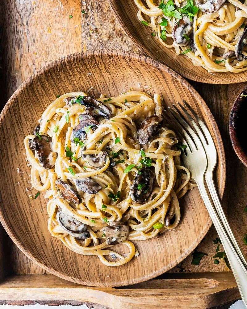 Truffle Mushroom Linguine