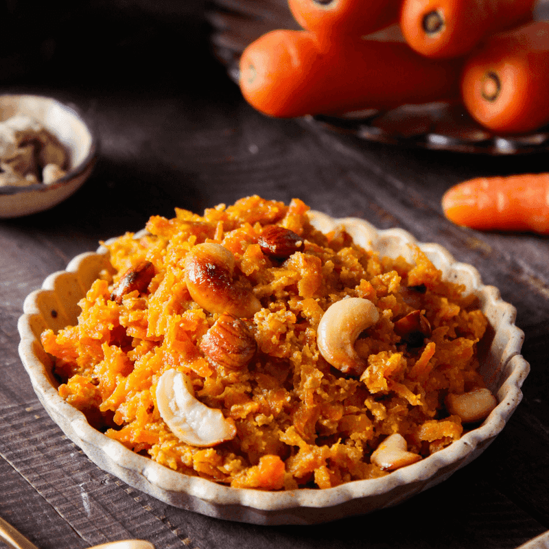 Carrot Halwa Indian Dessert