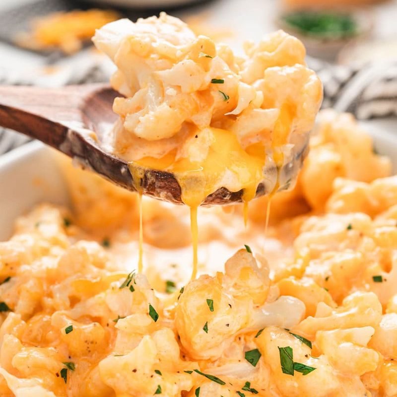 Creamy Cauliflower Mac & Cheese