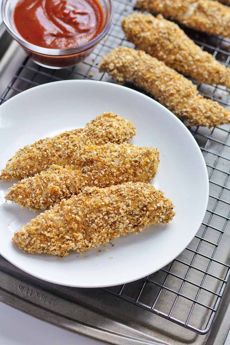 Sunflower Seed Crusted Chicken Tenders