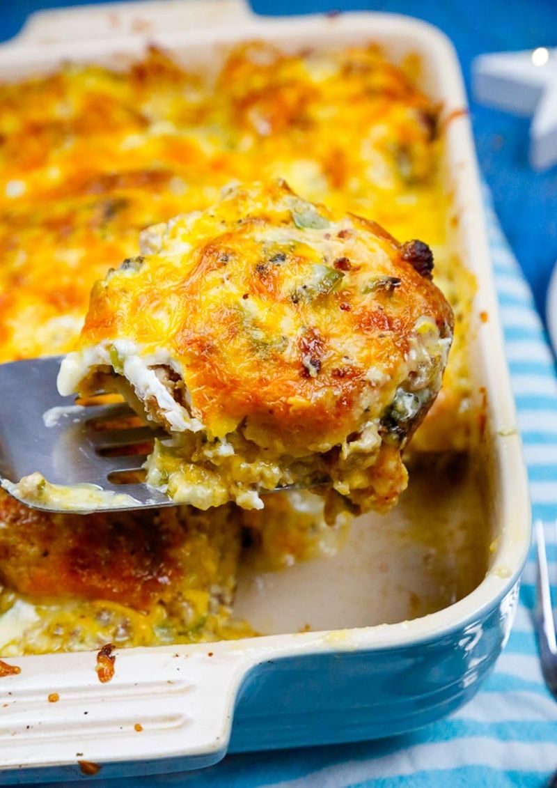 Turkey Sausage Breakfast Casserole