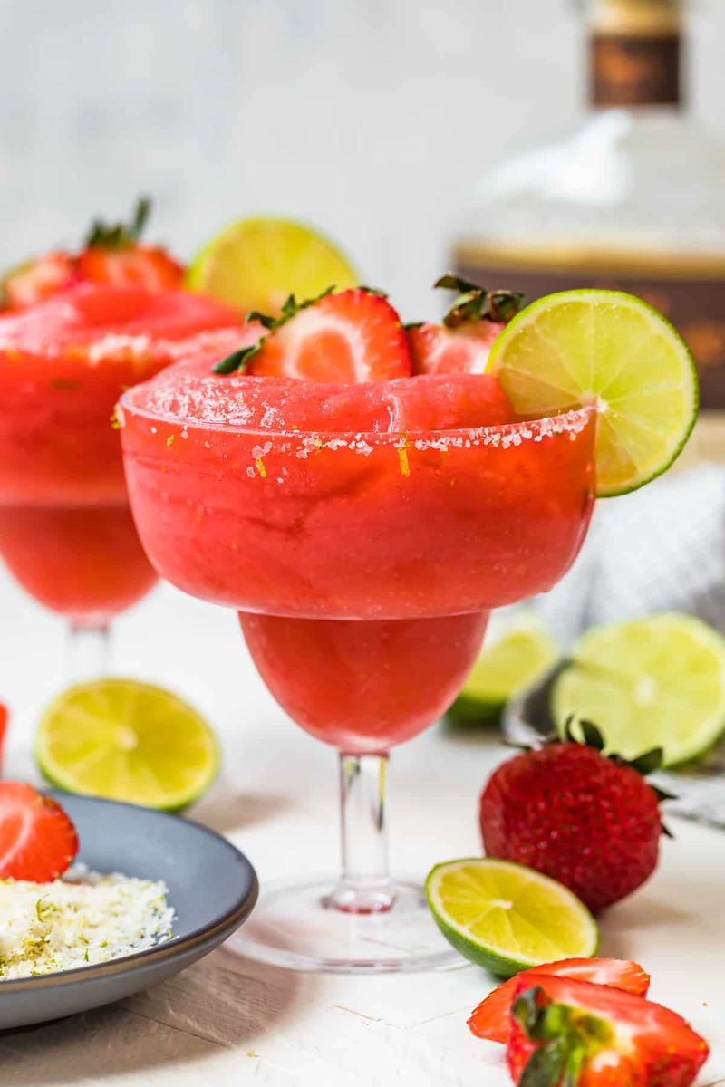 Friendship Fixer: Strawberry Margarita Slushies