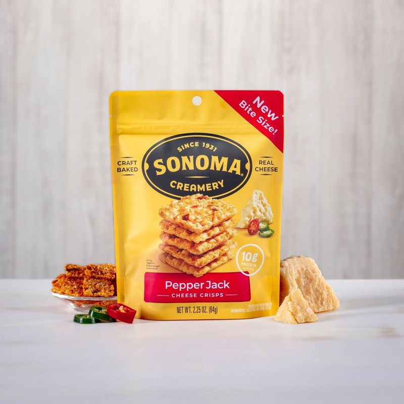 Sonoma Creamery Pepper Jack Cheese Crisps
