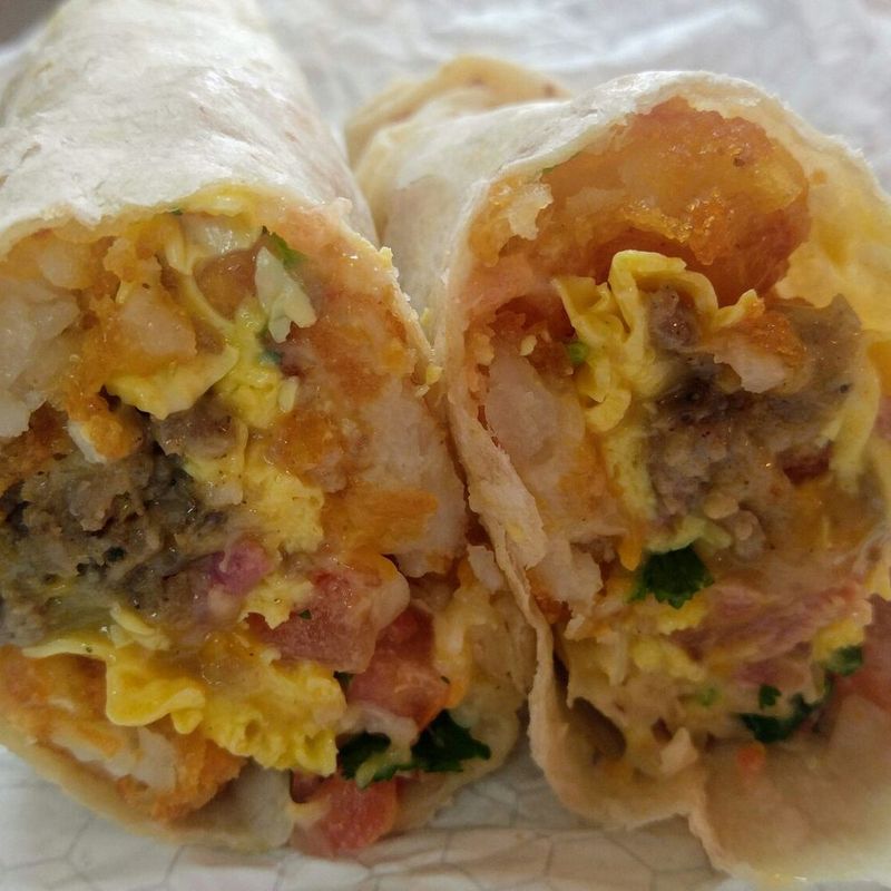 Carl's Jr. Loaded Breakfast Burrito