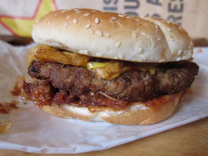 Carl’s Jr. Baby Back Rib Burger