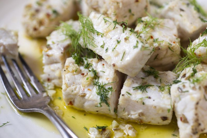 Fennel Frond Seafood Marinade