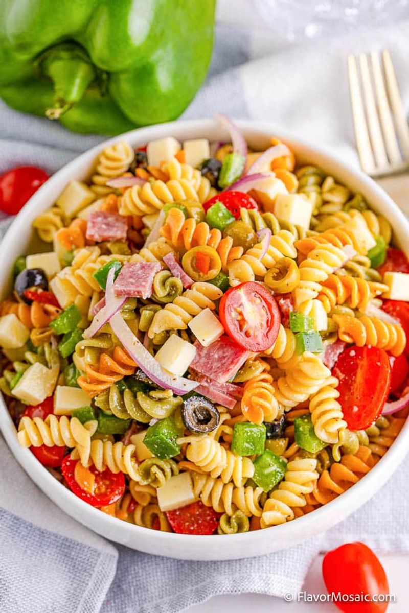 Rainbow Pasta Salad
