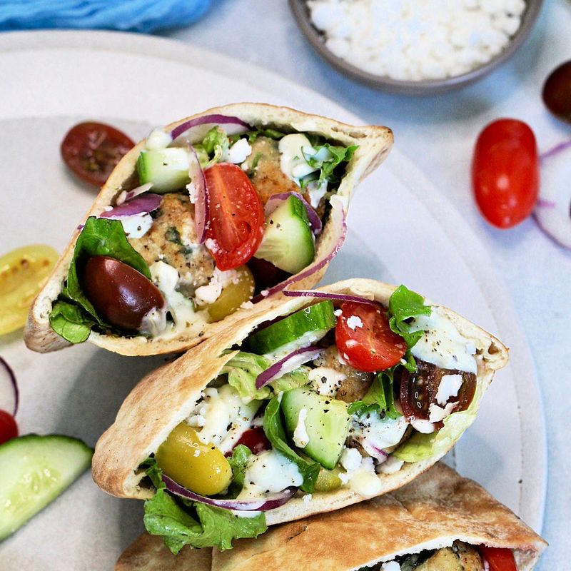 Mediterranean Pita Pocket Sunrise