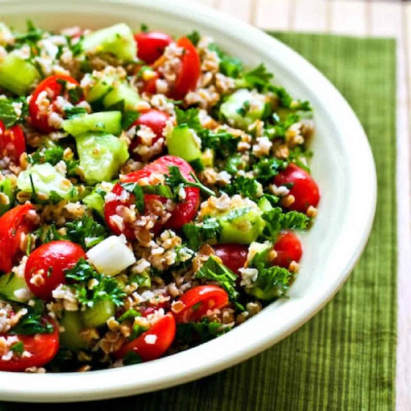Bulgur Salad With Mint, Parsley, And Lemon