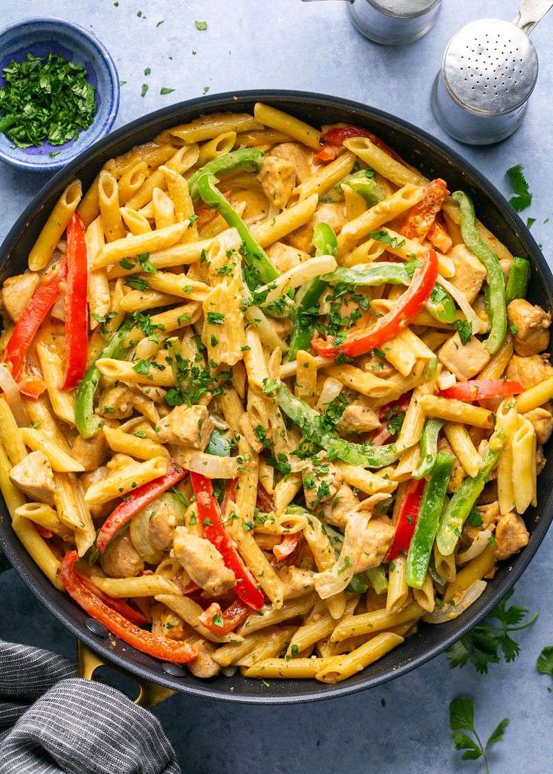 Mexican Chicken Fajita Pasta