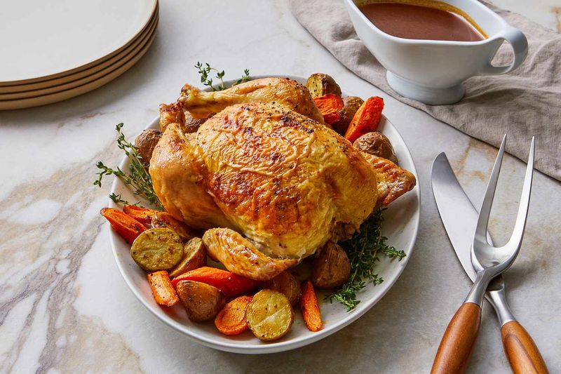 Classic Roast Chicken With Herbs