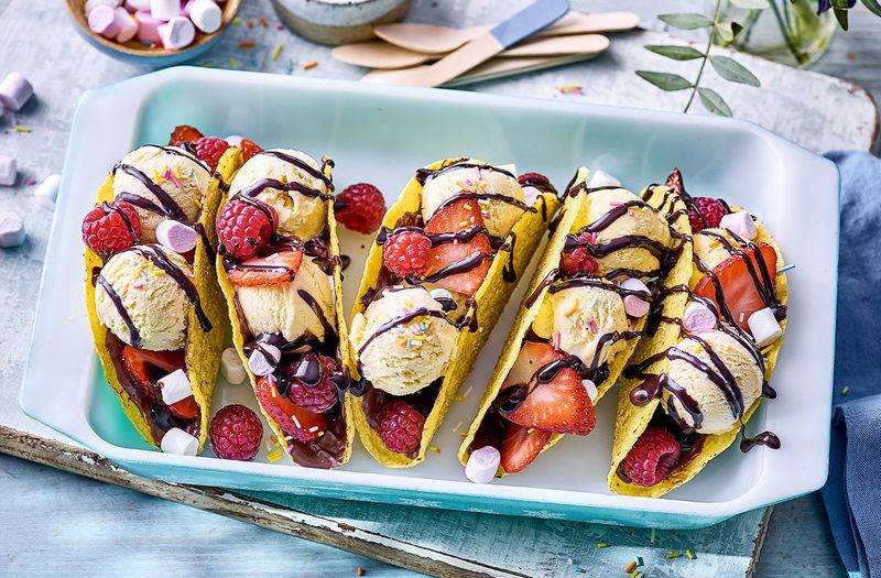 Taco Shell Sugar Cookies