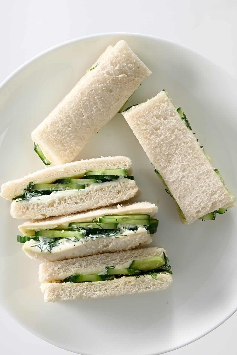 Cucumber And Butter Sandwiches