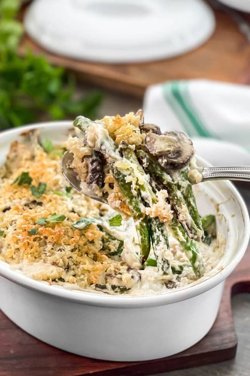 Green Bean Mushroom Bake