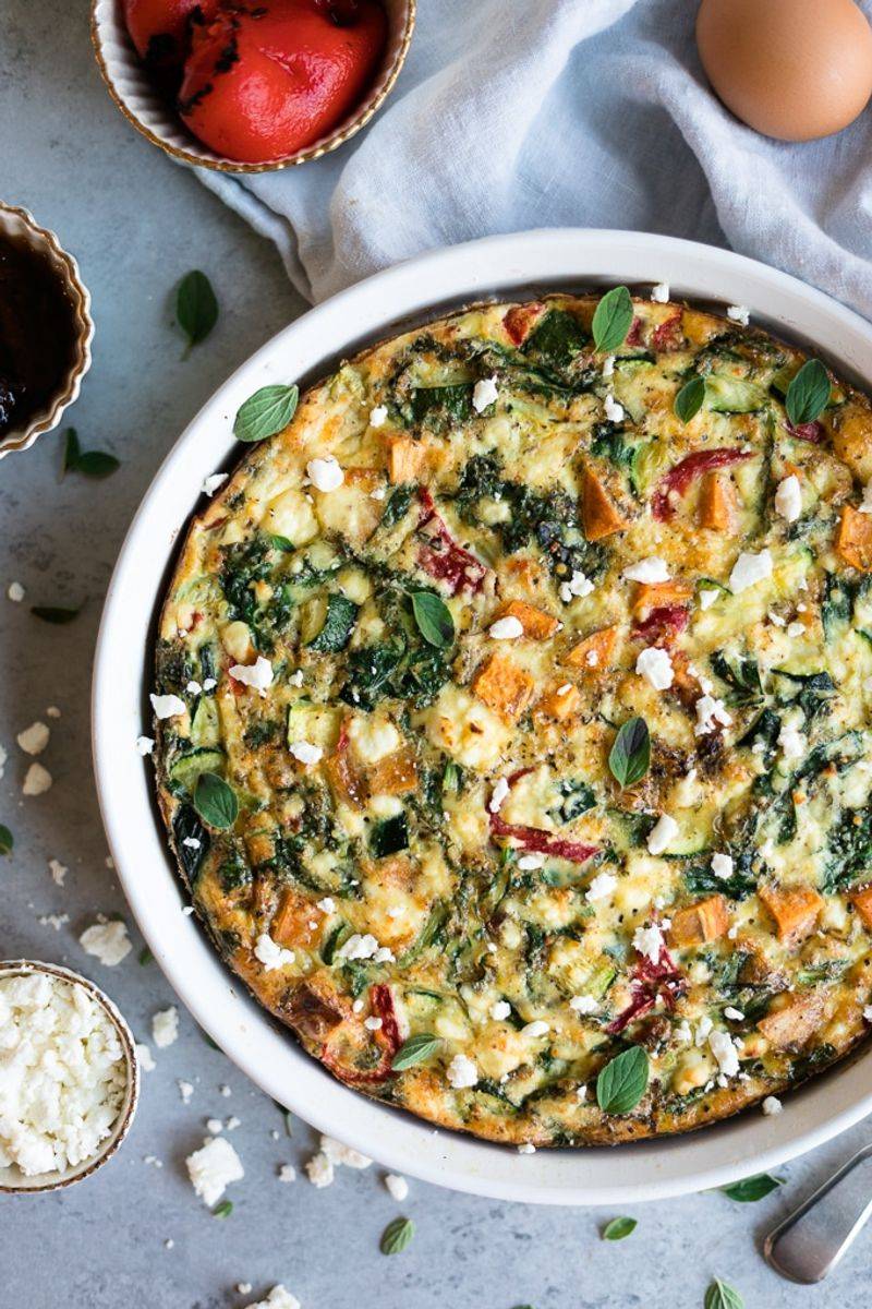 Mediterranean Veggie Frittata