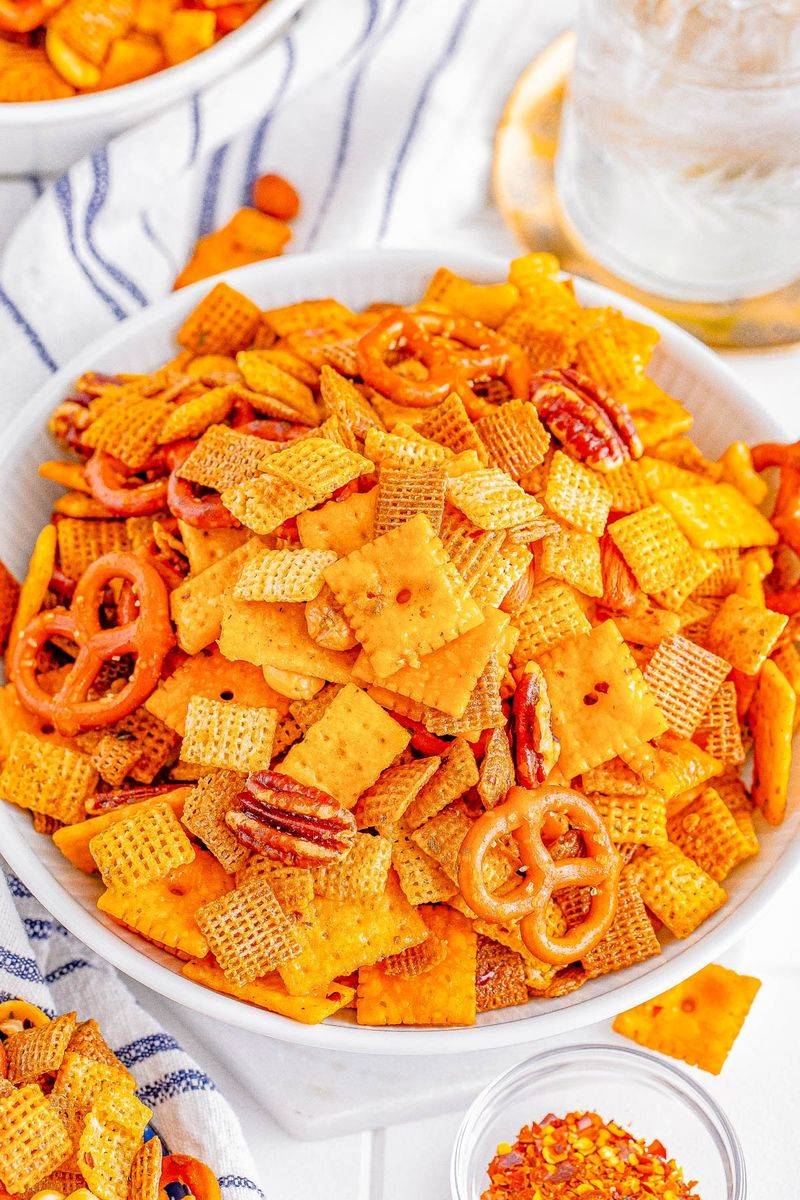 Corn Chex Spicy Snack Crackers