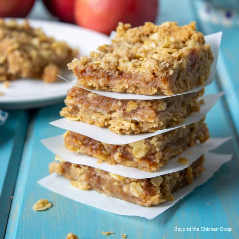 Applesauce Oat Bars