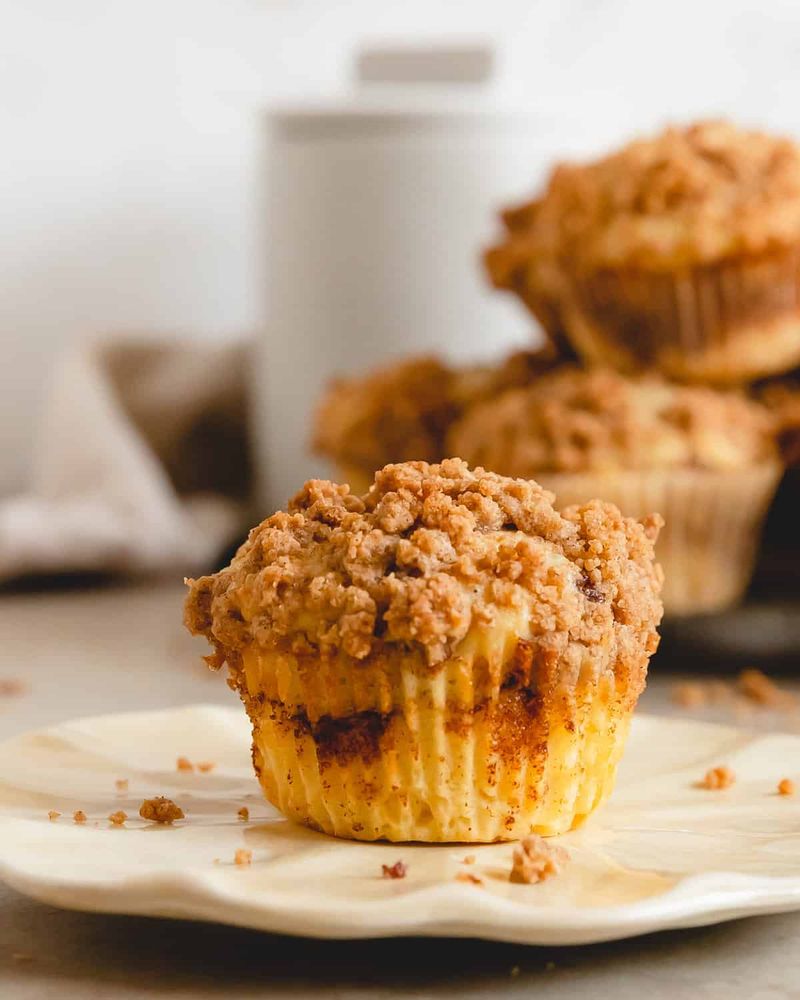 Gluten-Free Cinnamon Streusel Muffins