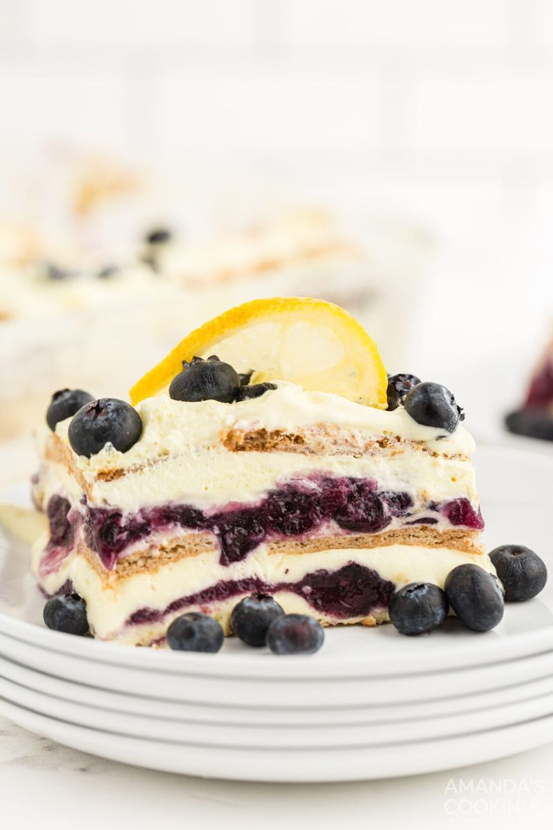 Lemon Berry Icebox Cake