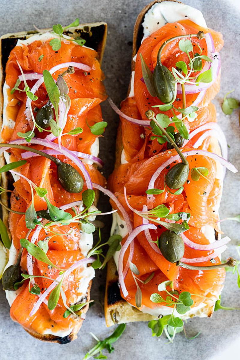 Smoked Salmon & Cucumber Stackers
