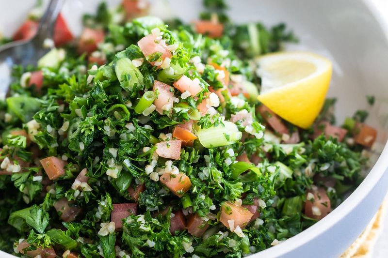 Tabbouleh With Bulgur And Fresh Herbs