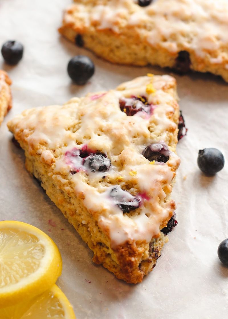 Zesty Lemon Blueberry Scones