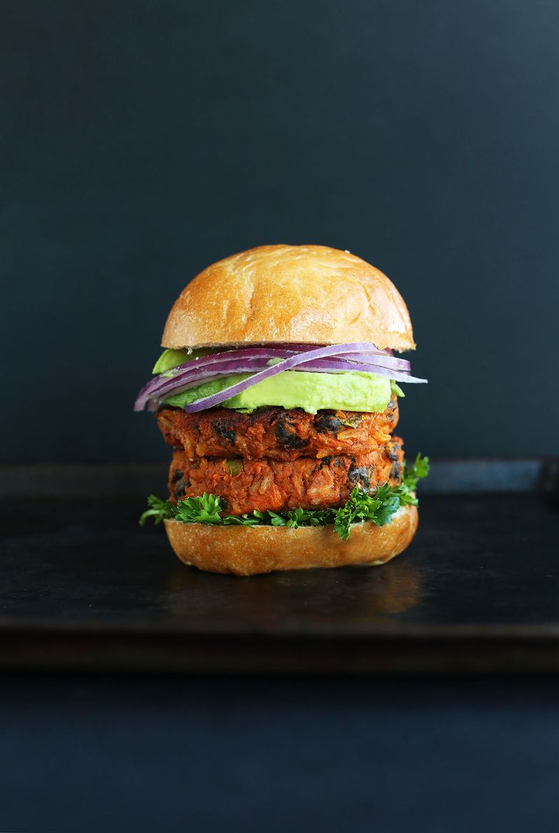 Sweet Potato Black Bean Sliders