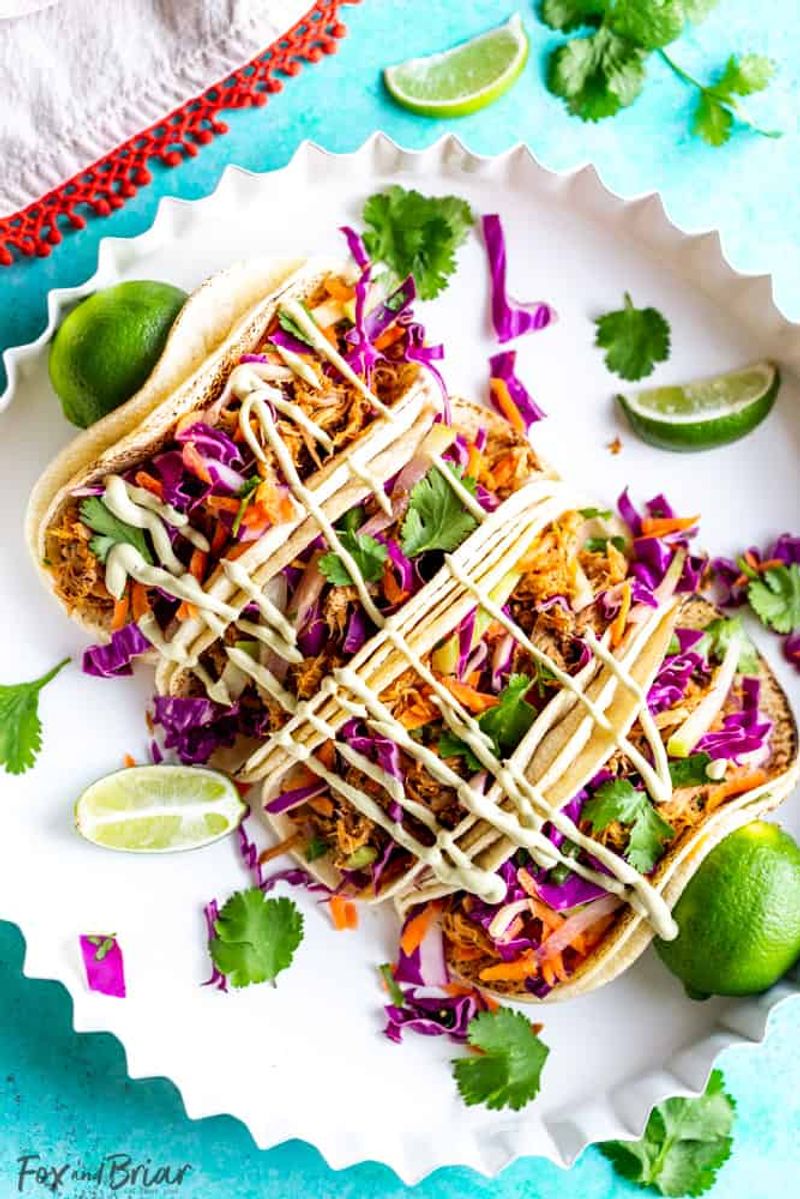 Slow-Cooker Pulled Pork Tacos