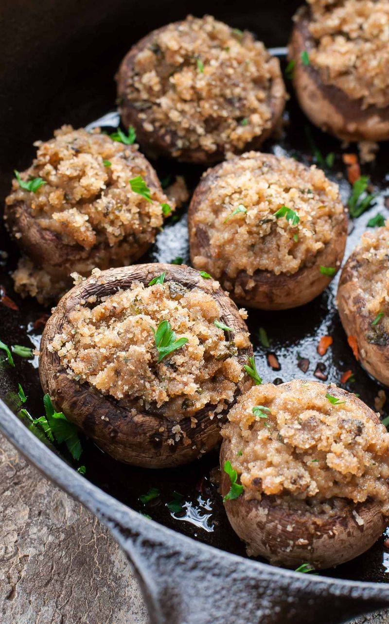 Vegan Stuffed Mushrooms