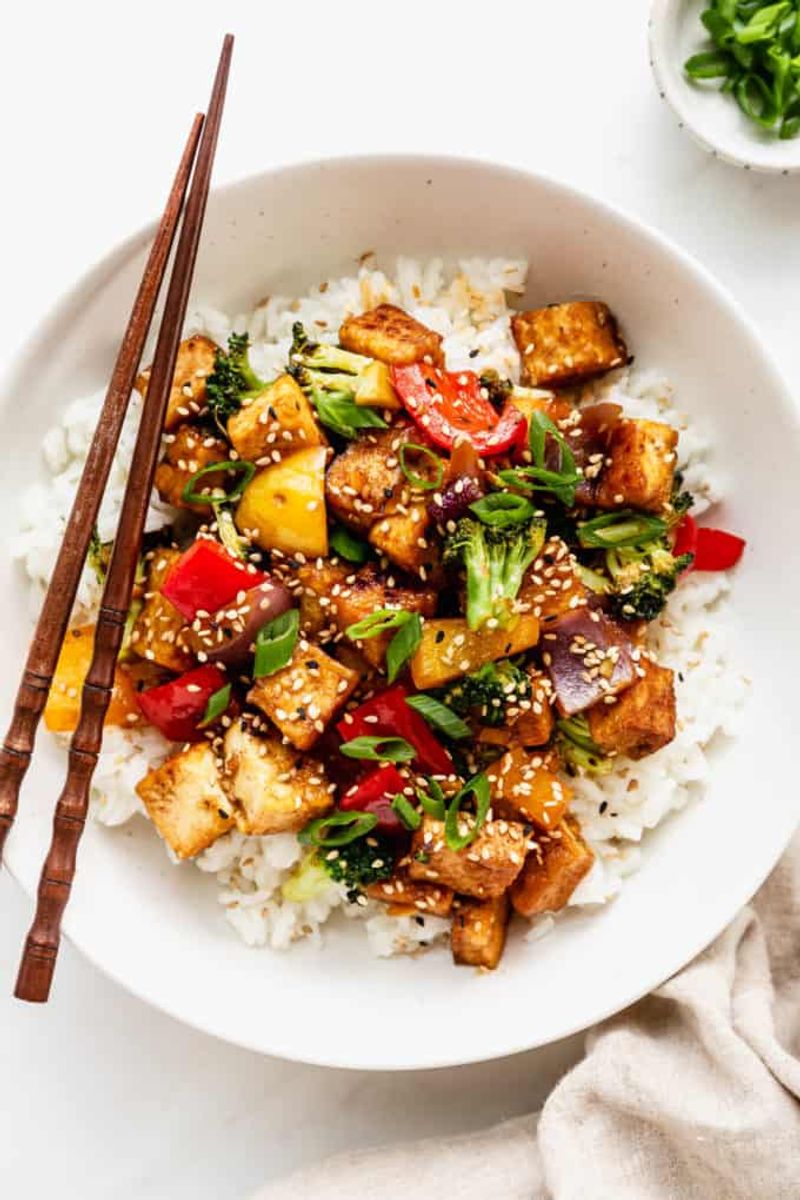 Tofu Stir-Fry With Rice